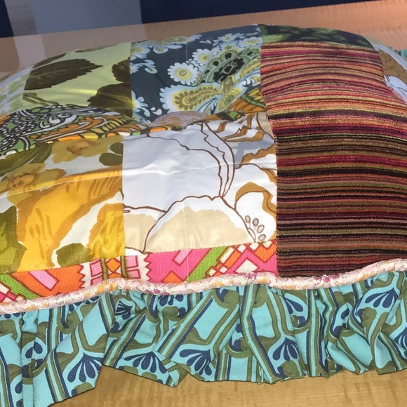 Retro Stylish Accent pillow, 2 sided turquoise - Picture 9 of 16